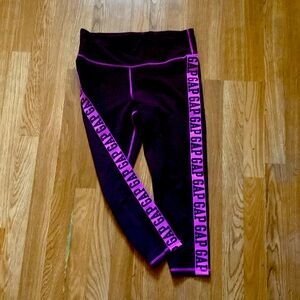 Gap Fit Logo Stretch Pants. Size L. High Rise Crop Leggings